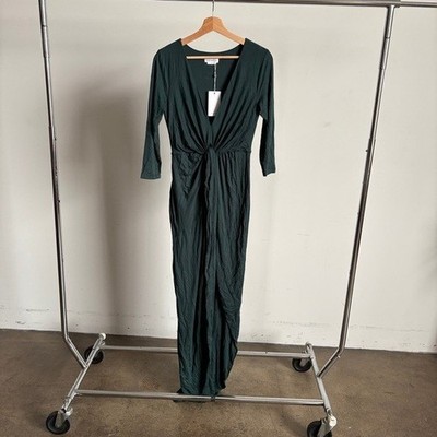 $178 NWT Green Lovers + Friends Sundance Maxi Dress in Everglade Green Sz  Small | eBay