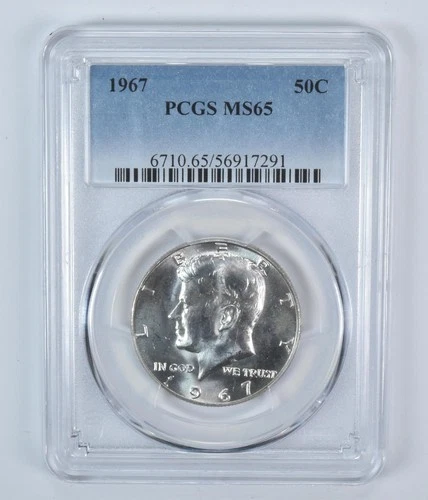 1967 Kennedy Half Dollar MS65 PCGS *5310