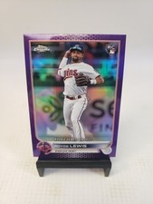 2022 Topps Chrome Update Royce Lewis RC Debut Purple Refractor USC79