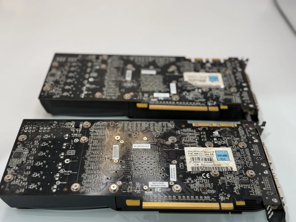 EVGA GeForce GTX 260 896MB DVI TV-Out 896-P3-1250-B3 PCIe 2 Graphics Video Cards - Image 3 of 4