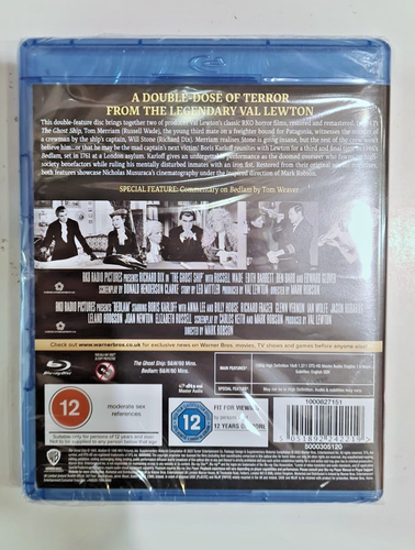 BLU-RAY GHOST SHIP / BEDLAM ARCHIVE COLLECTION NEW SEALED UK STOCK - Imagen 2 de 2