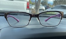 Vogue 3918 934 Brushed Brown Purple Eyeglass  FRAMES ONLY 52 17 135