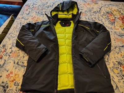 Spyder Down Ski Jacket XL Dark Gray
