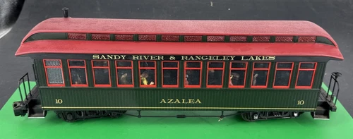 Bachmann Passenger Car Big Haulers G Scale Reletterd To Sandy River With People