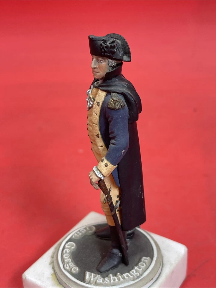 Figura histórica 54 mm General George Washington - pintada a mano Foto 4 de 4