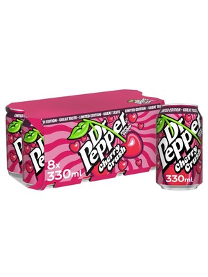 DR PEPER CHERRY CRUSH 8 X 330ML 2 FAST DILVERY
