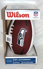 Autographed Seattle Seahawks #86 ZACH MILLER Hand Signed Football