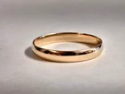 (RI4) 10k Yellow Gold Wedding Band / Ring (1.7 Grams) Size 9 (3 MM)