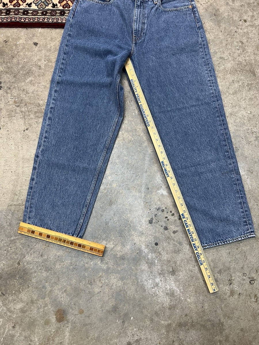 Levis Stay Baggy Tapered Premium Jeans Blue Denim 34x30 A2044