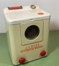Battery-Operated Tin Jr Automatic Washing Machine, Modern Toys Japan