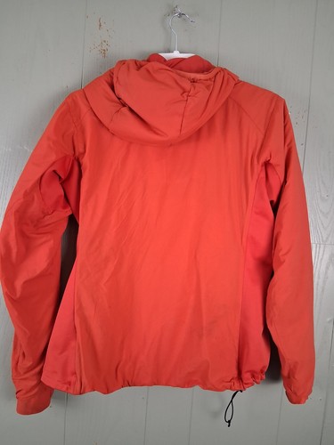 Arcteryx Womens Atom LT Hooded Full Zip Jacket Large Orange Gorpcore Nylon - Picture 2 of 14