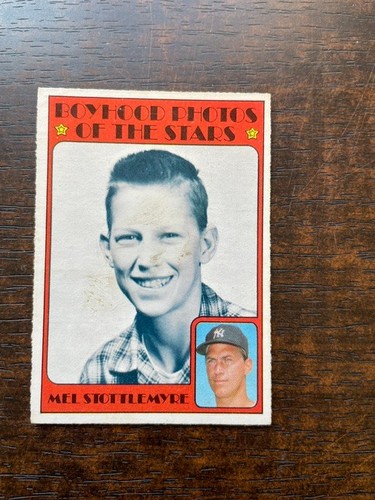 1972 Mel Stottlemyre #492
