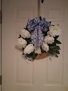 Burlap & Peony & Eycalyptus (26590)