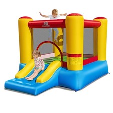 Inflatable Bouncer Kids Slide Bounce House for Indoor Outdoor without Blower