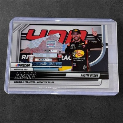 Austin Dillon RICHMOND WIN 8/16 2025 Panini Instant NASCAR #44 card 1 of 78
