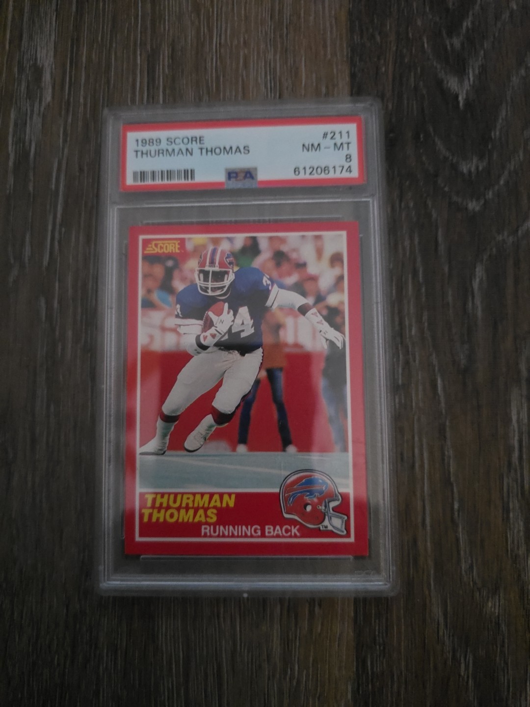 1989 Score - Thurman Thomas #211 (RC)