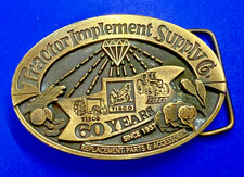 TISCO Tractor Implement Supply Co. 60th Anniversary Limited Edition Belt Buckle