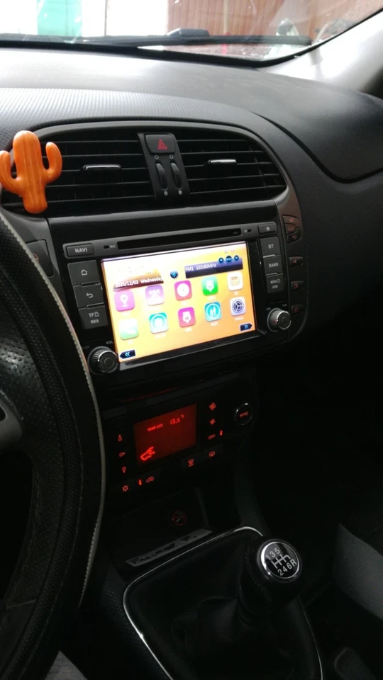 Per Fiat Bravo 2007-2012 7" HD Autoradio Navigazione Radio GPS DVD Touchscreen - Immagine 2 di 3