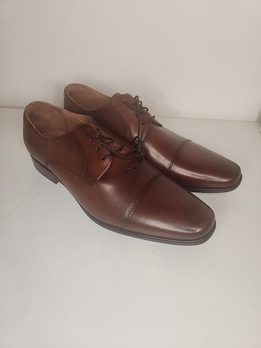 Florsheim Jackson Cap Toe Oxford Shoe Leather Men 11.5D Brown Flexsole NWOB - Picture 12 of 15