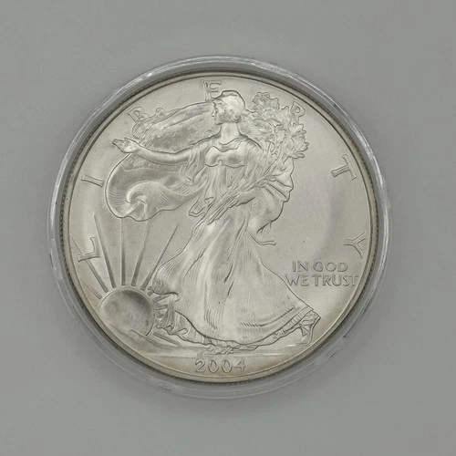 2004 American Silver Eagle 1 oz Fine Silver Dollar