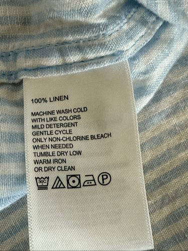 Tommy Bahama Ocean Surf Rayas Sin Mangas Lino Botón-Camisa Talla M - Imagen 11 de 13