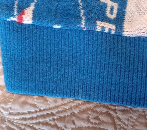 Adidas Scarf Knit Men’s Three Stripe Logo Sweater Xs Crewneck Multicolor - Picture 8 of 12
