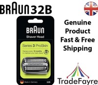 New Braun Series 3 32B Genuine Foil & Cutter Electric Shaver Replacement S3