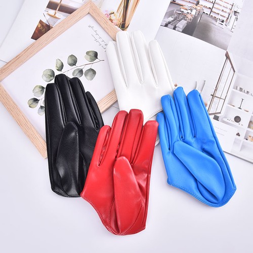 New Design Sexy Leather Gloves for Women Half Palm PU Leather Gloves Party S_ KP - Picture 11 of 16