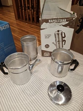 VTG 1960s 70s ILSA Express  Coffee Espresso Pot Maker Stove Top Italy 