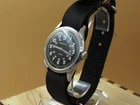 Vintage Westclox Military Field Watch 17J M101 A-201 Vietnam Era - Runs