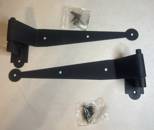 Lotto 14 Cinghie Cerniera Pintle per Porte Tapparelle Ferro Nero 2" Offset Nuove