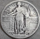 1917 Type 1 Standing Liberty Quarter VG+ or so.  True Auction.