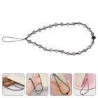 2pcs Crystal Perlen Lanyard Punk Perlen Mobiltelefon Charme