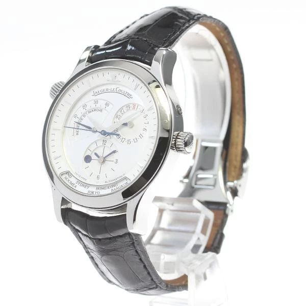 Jaeger LeCoultre — Jaeger-LeCoultre Master Geographic 142.8.92/Q1428420 38mm Automatic Watch #C2189
