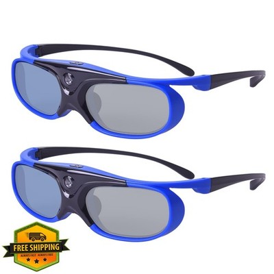 Cocar 3D Glasses, Active Shutter 3D DLP Link Rechargeable 3D Eyewear for Acer...