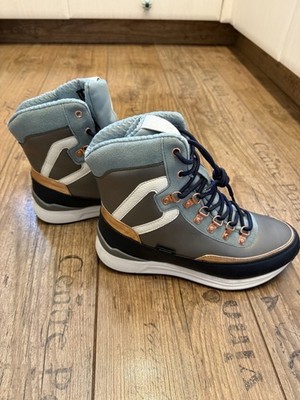 5 Damenschuhe Luhta Schneeschuhe Winterstiefletten wasserdicht mint silber blau