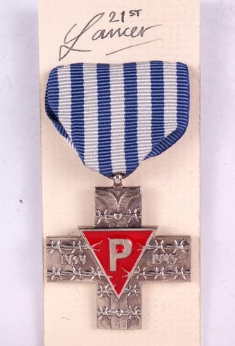 WW2 POW POLISH PRISONER OF WAR CAMP SURVIVOUR MEDAL 1939 45 VETERAN