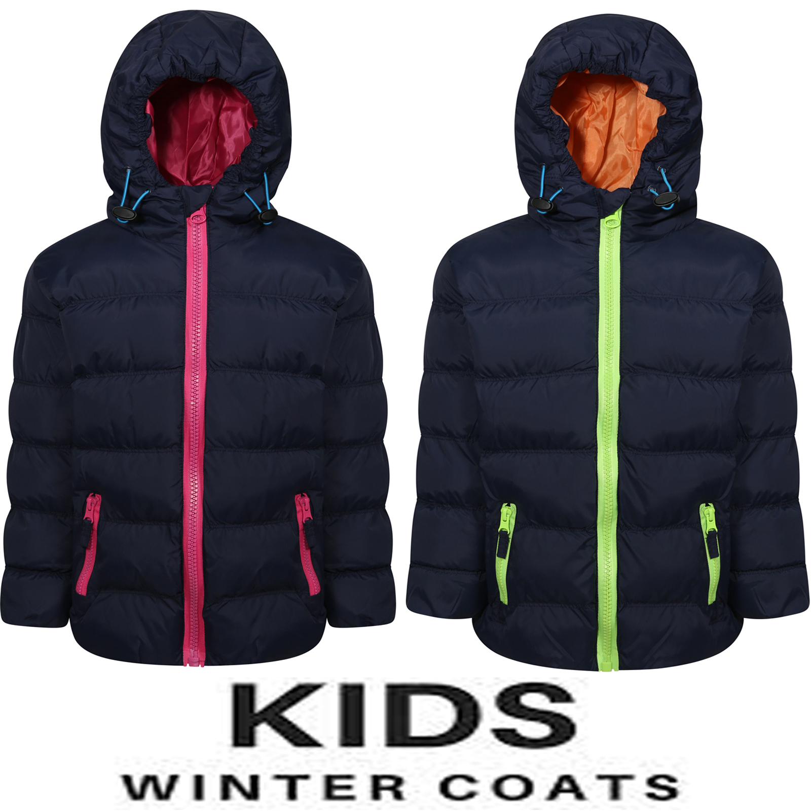 TP762 Trespass Childrens//Kids Girls Tiffy Padded Puffa Hooded Winter Jacket