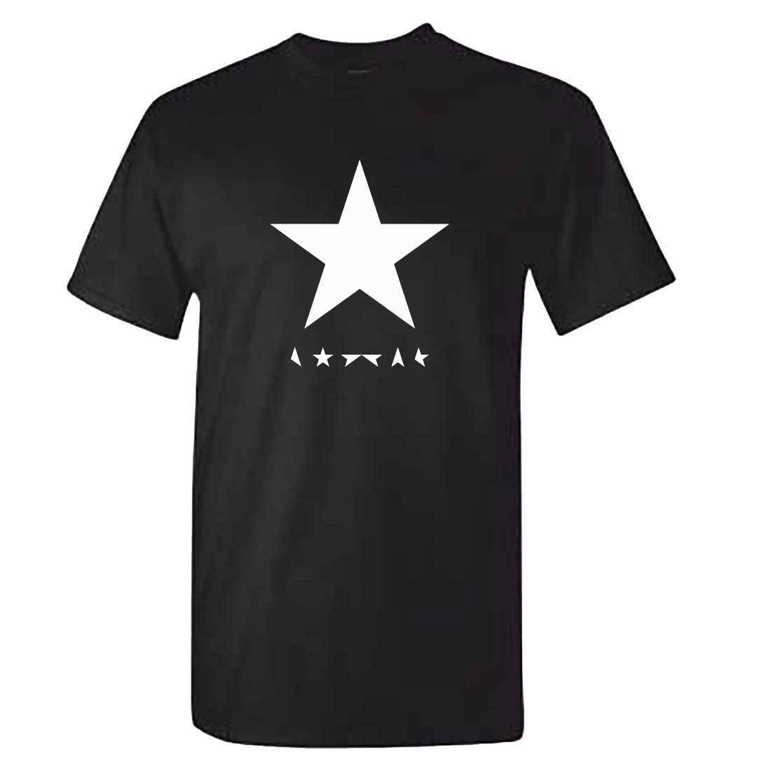 CUSTOMISED DAVID BOWIE T SHIRT BLACKSTAR Inspired UNISEX Retro T Shirt Ziggy