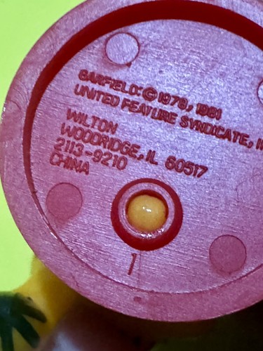 Vintage Garfield Odie Wilton Cake Decorations PVC Party Favors 1981 - 1983 - Picture 6 of 7