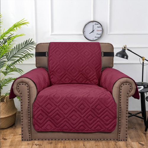 Waterproof Quilted Sofa Cover Furniture Pet Protector Throw Sofa Slipcovers New - Picture 4 of 63