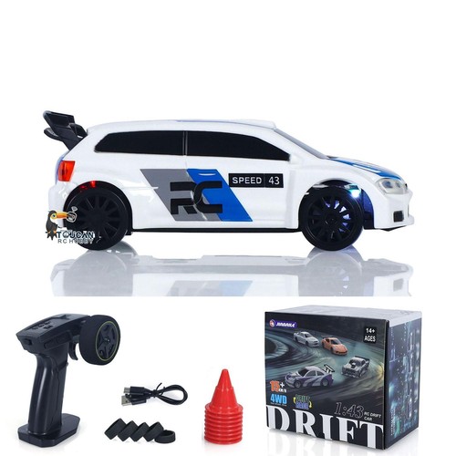 1/43 2.4G High Speed Racing Car RC Drift Vehicle 4*4 RTR Mini Toy for Child Gift - Picture 2 of 12
