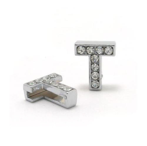 1Pc 8MM DIY Slide Charms Rhinestone Letters A-Z Pendant for Necklace Bracelet - Picture 30 of 36
