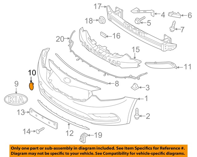 FRONT BUMPER COVER TOW HOOK 63017866