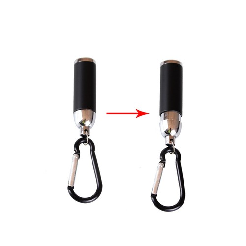 1 x Mini Linterna LED Linterna Camping Pequeño Compacto Portátil Llavero Mosquetón - Imagen 9 de 14