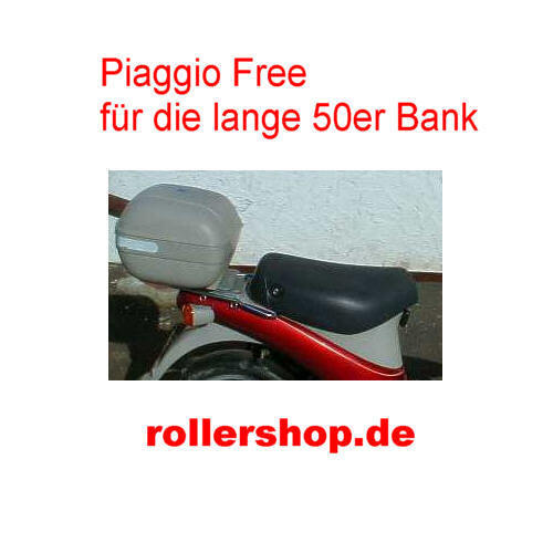 Sitzbank-Bezug für Piaggio FREE 25 Mofa, 45 cm lang. Handgenäht in Deutschland - Bild 1 von 1