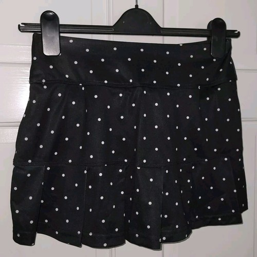 BOLLE black White Polka-dot Poly Tennis Skort. Ladies S - Picture 3 of 5