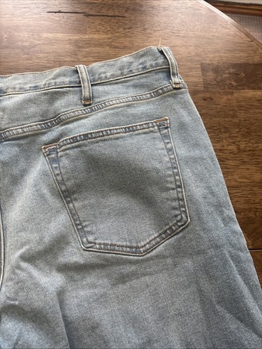 Old Navy Jeans Mens 40x32 Light Wash Loose Denim Built-In Flex Straight NWT NEW - Picture 8 of 8