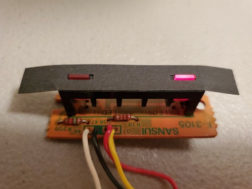 📈 SANSUI ⚡️ F-3105 SELECTOR STEREO INDICATOR PCB ⚡️ R-30 STEREO RECEIVER - Picture 5 of 5