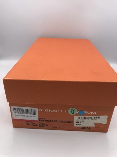 AGL Attilio Giusti Leombruni Womens Black Leather 40.5 UK 7.5 heels Italy Made - Picture 12 of 14